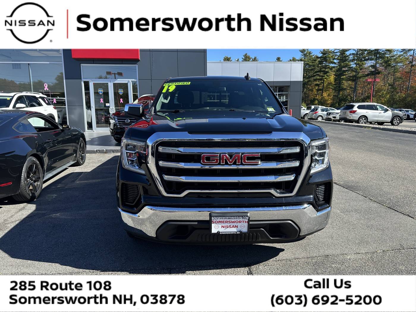 2019 GMC Sierra 1500 SLE — Pickup Truck — 56,009 mi — Somersworth, NH