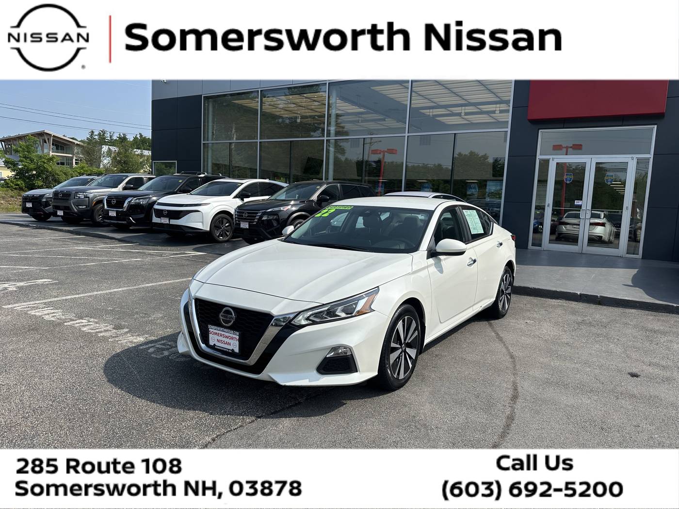 2022 Nissan Altima SV — Sedan — 59,839 mi — Somersworth, NH