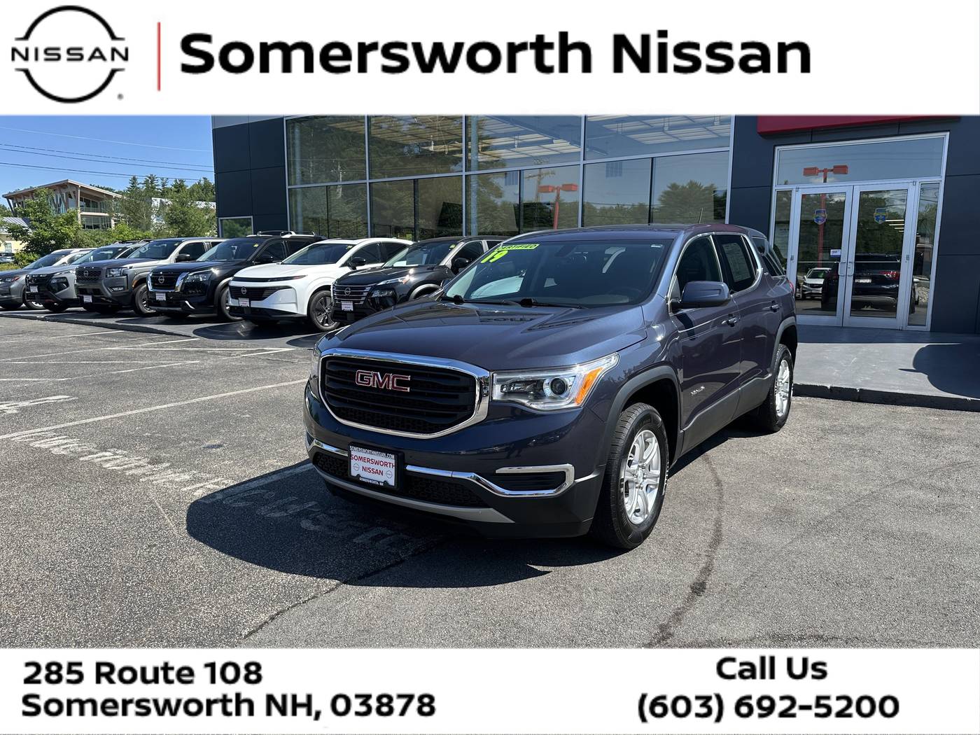 2019 GMC Acadia SLE — SUV — 56,513 mi — Somersworth, NH