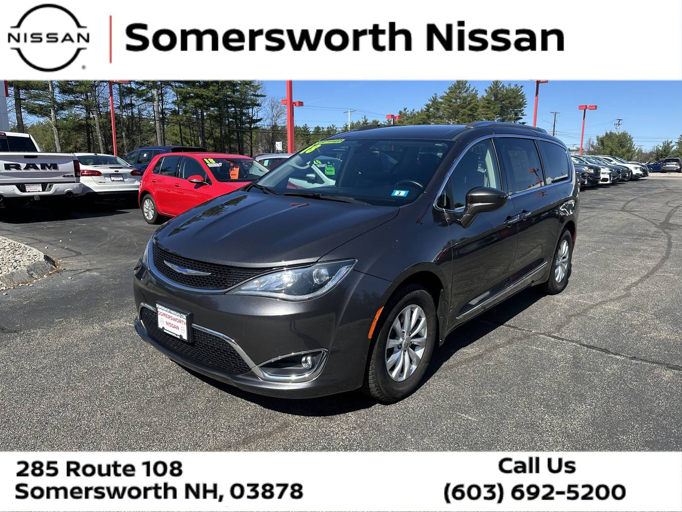 2018 Chrysler Pacifica Touring L Plus — Minivan — 55,865 mi — Somersworth, NH
