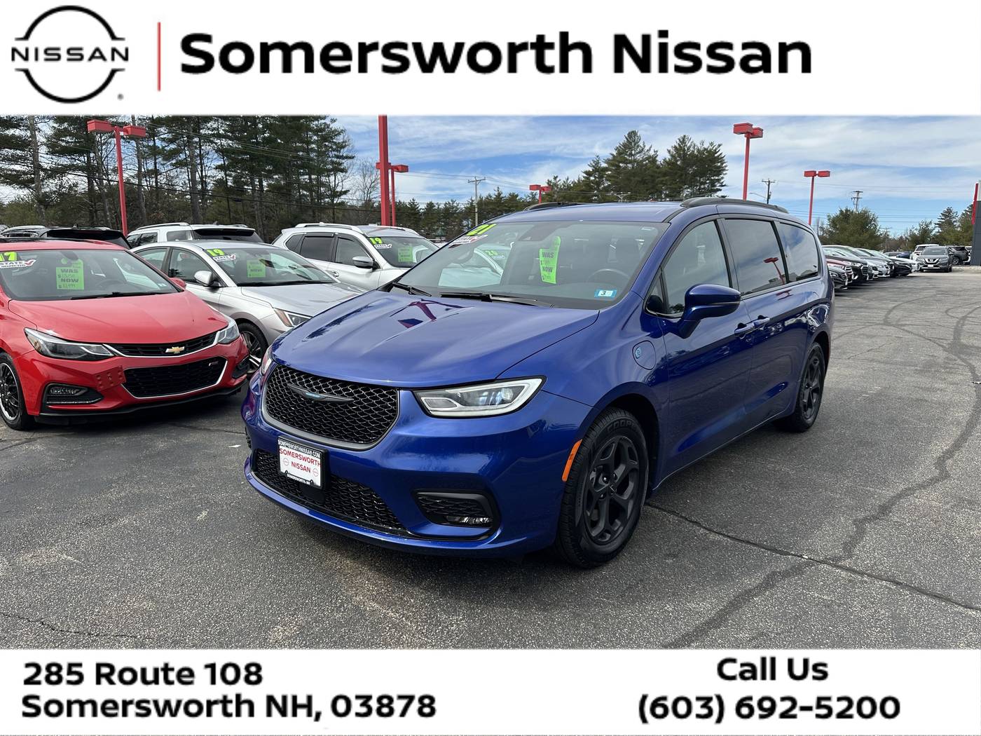 2021 Chrysler Pacifica Hybrid Touring — Minivan — 61,350 mi — Somersworth, NH