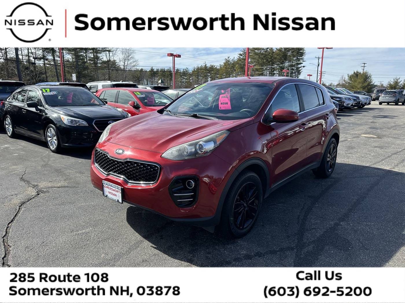 2017 Kia Sportage LX — SUV — 93,882 mi — Somersworth, NH