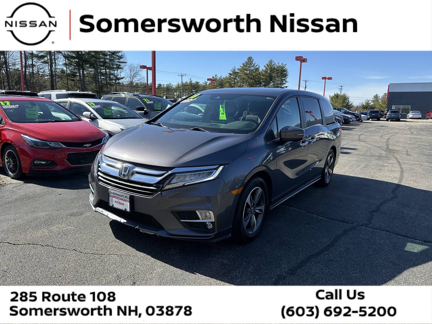 2018 Honda Odyssey Touring — Minivan — 87,646 mi — Somersworth, NH