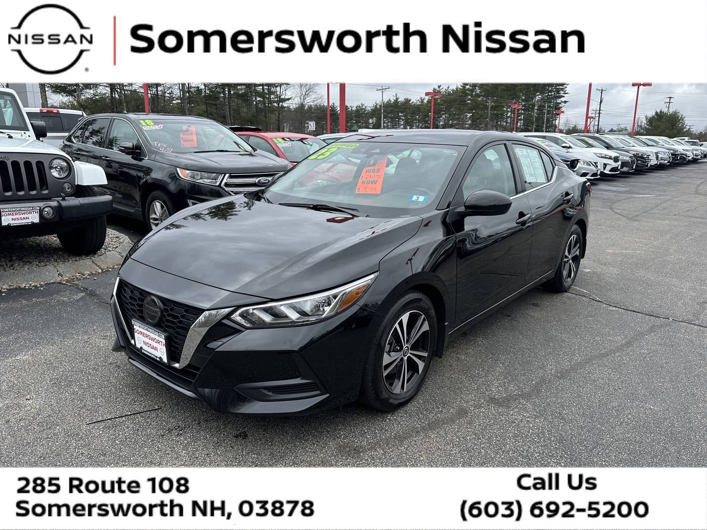 2023 Nissan Sentra SV — Sedan — 22,280 mi — Somersworth, NH