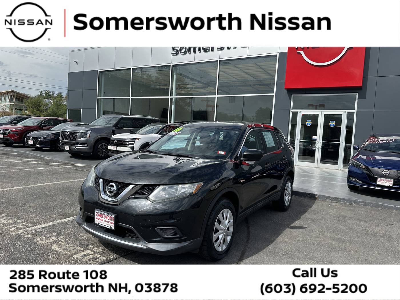 2016 Nissan Rogue S — SUV — 113,957 mi — Somersworth, NH