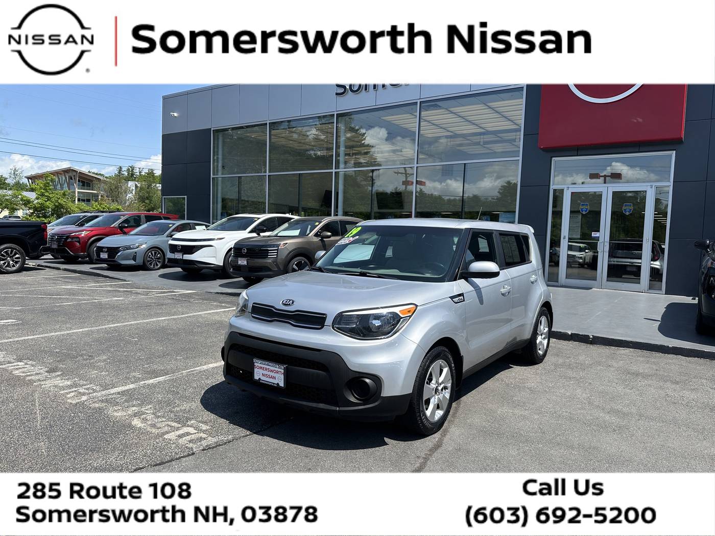 2019 Kia Soul Base — Hatchback — 82,932 mi — Somersworth, NH
