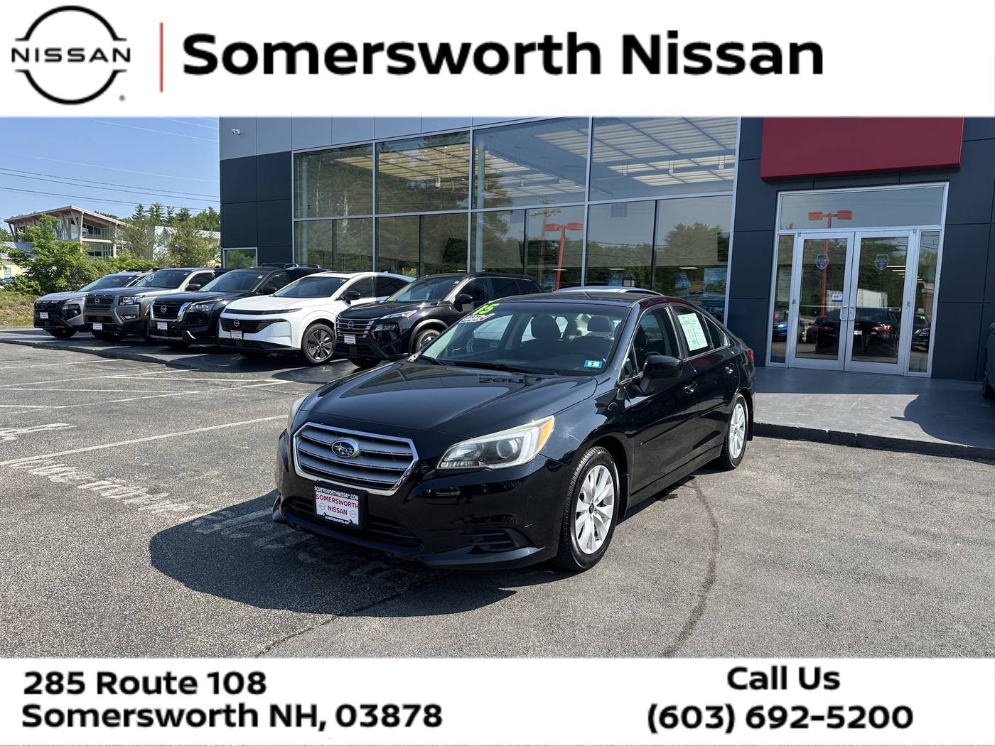 2015 Subaru Legacy 2.5i Premium — Sedan — 126,349 mi — Somersworth, NH