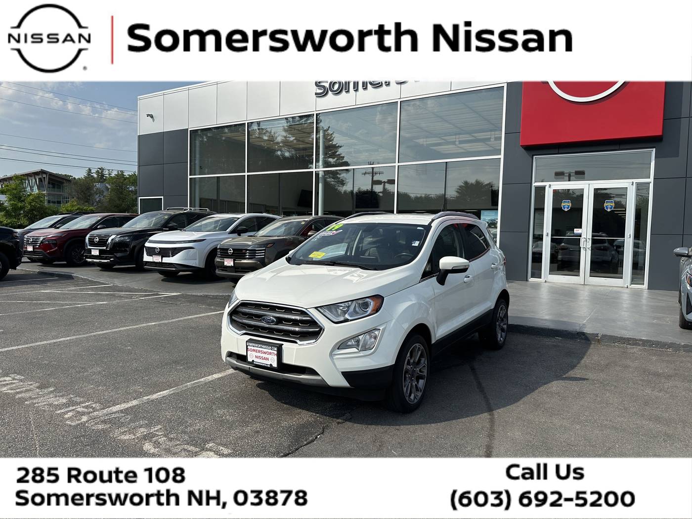 2019 Ford EcoSport Titanium — SUV — 87,627 mi — Somersworth, NH
