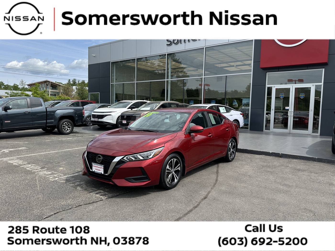 2020 Nissan Sentra SV — Sedan — 20,253 mi — Somersworth, NH