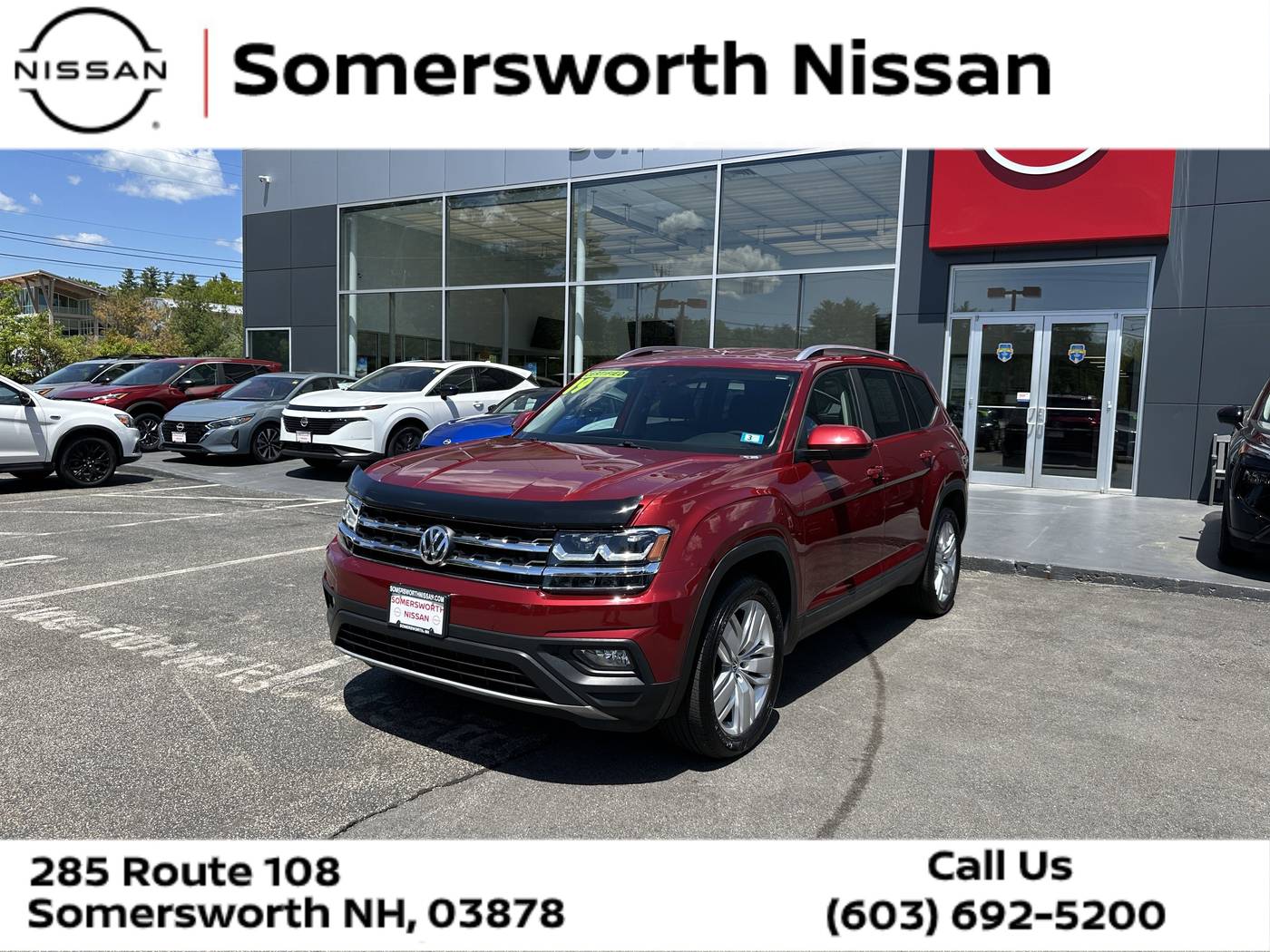 2019 Volkswagen Atlas SE with Technology — SUV — 49,913 mi — Somersworth, NH