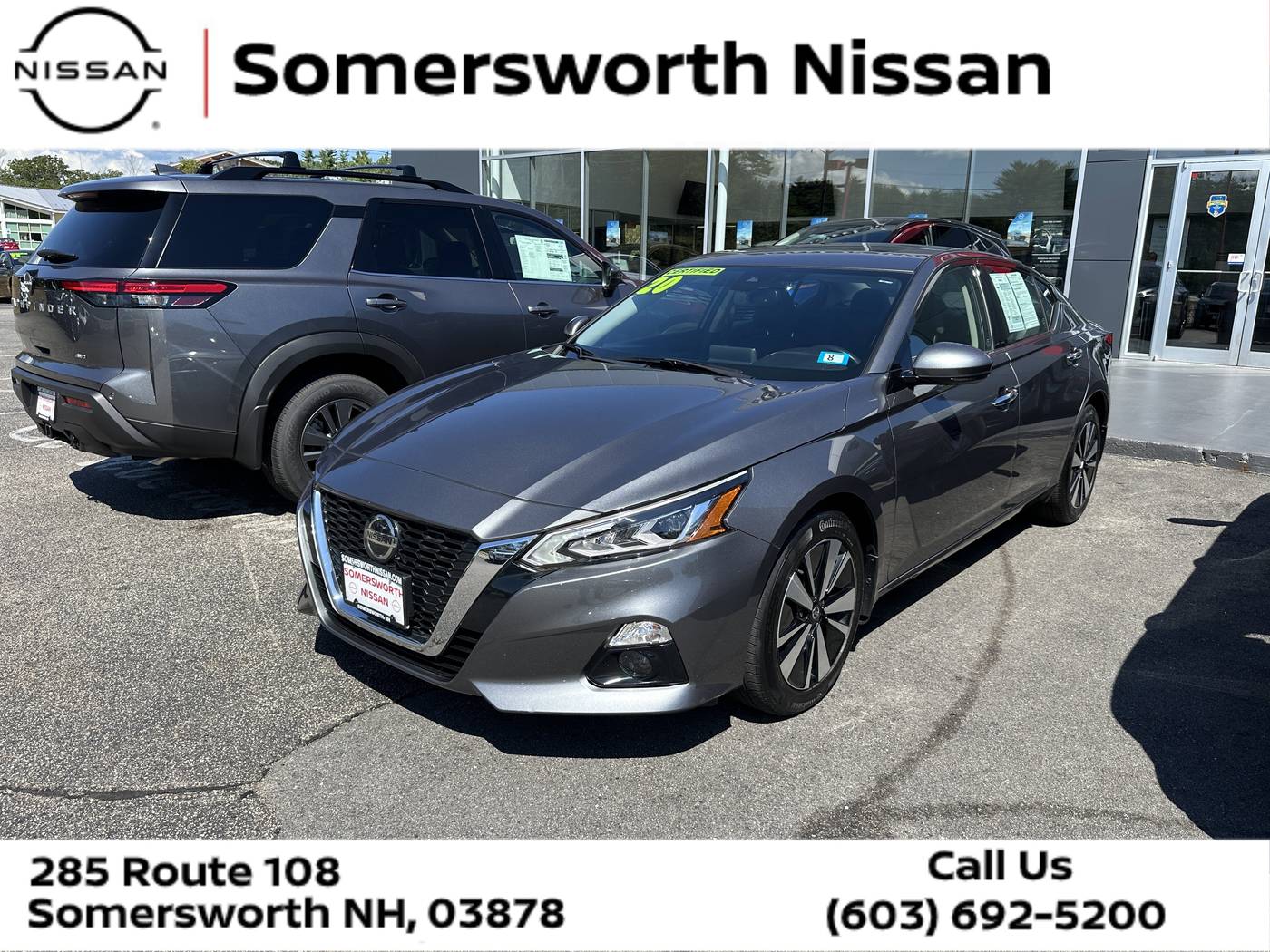 2020 Nissan Altima SV — Sedan — 14,115 mi — Somersworth, NH