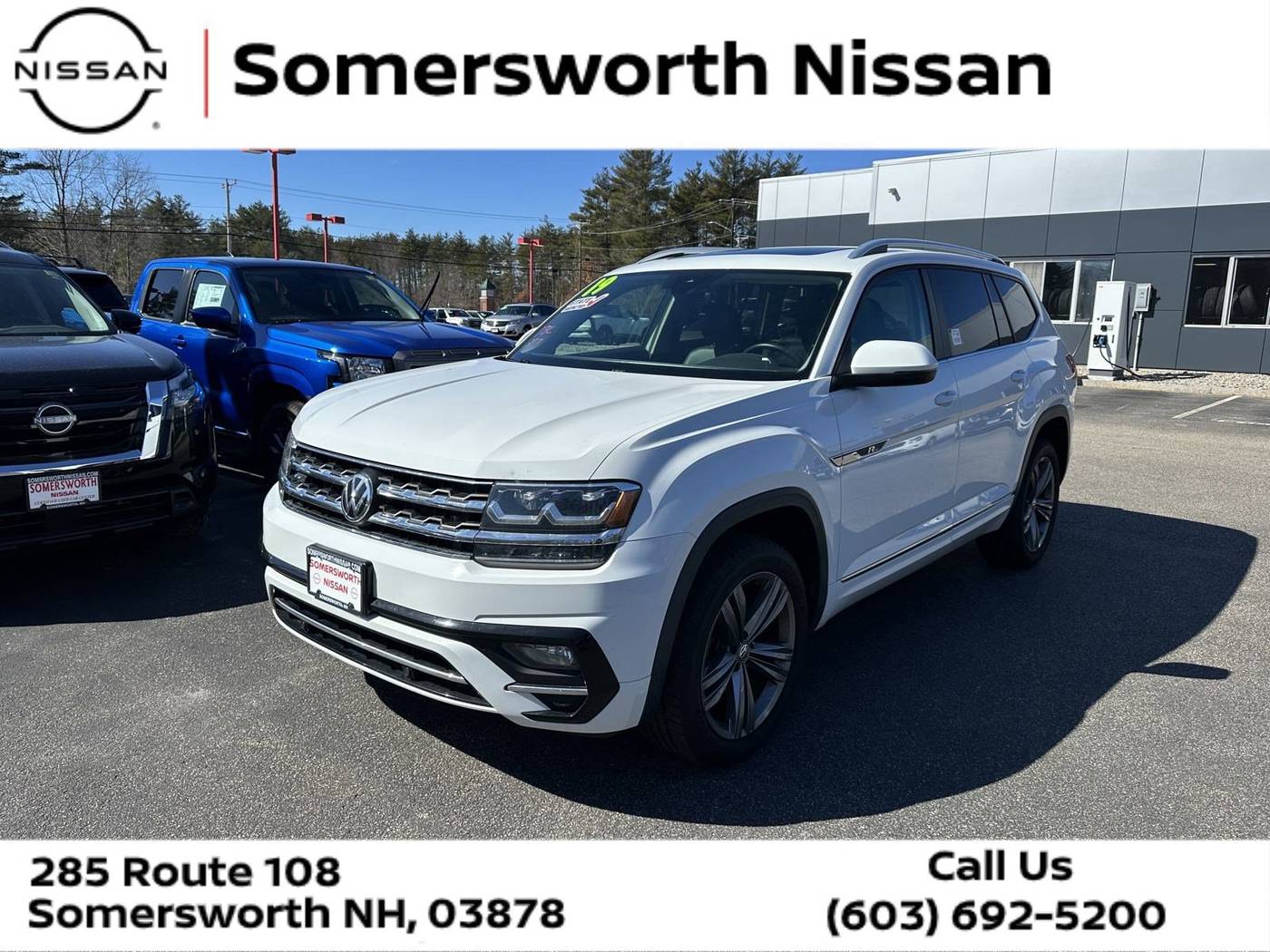 2019 Volkswagen Atlas SEL R-Line — SUV — 84,331 mi — Somersworth, NH
