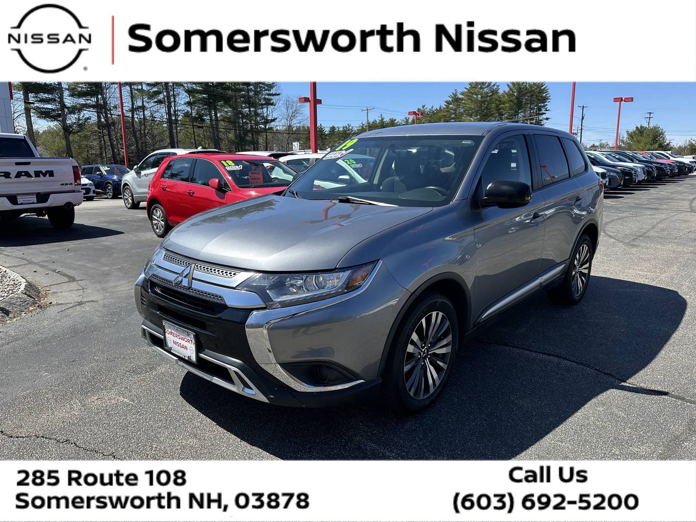 2019 Mitsubishi Outlander ES — SUV — 92,061 mi — Somersworth, NH