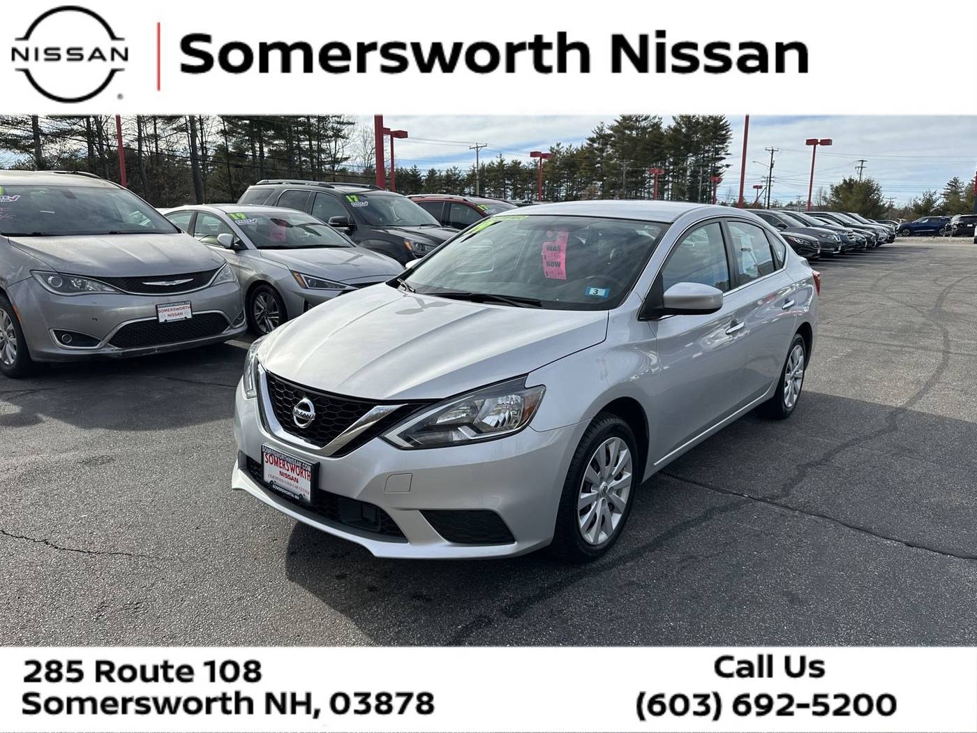 2019 Nissan Sentra S — Sedan — 28,609 mi — Somersworth, NH