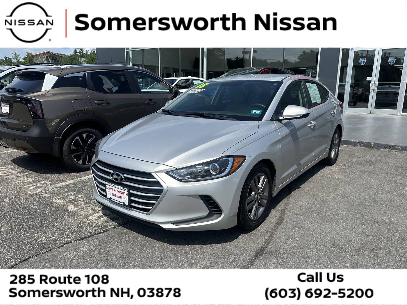 2018 Hyundai Elantra SEL — Sedan — 87,651 mi — Somersworth, NH