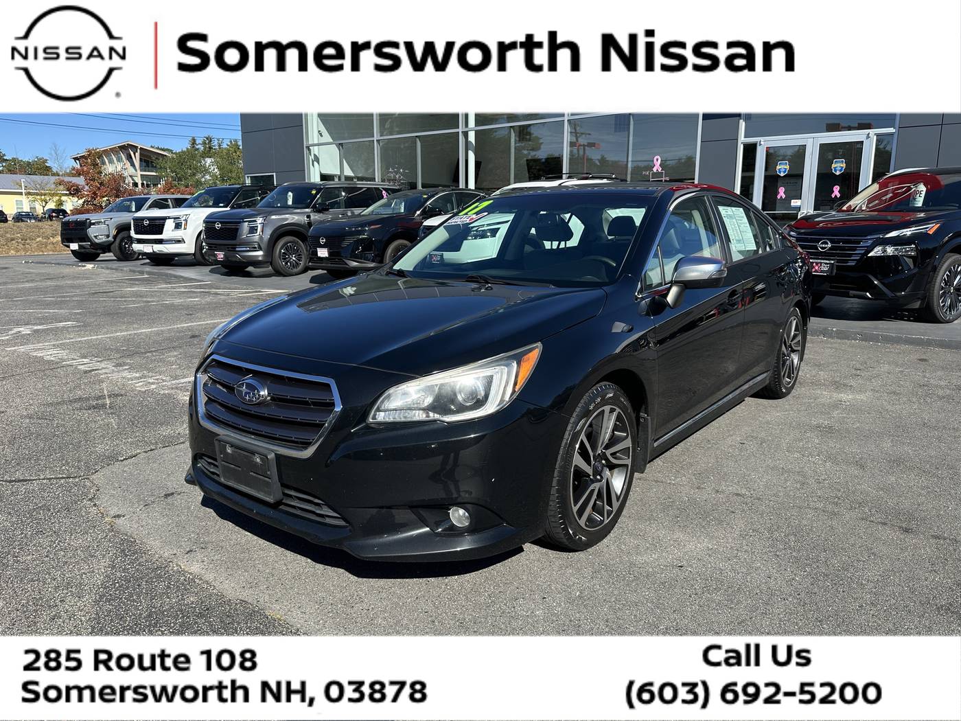 2017 Subaru Legacy 2.5i Sport — Sedan — 71,894 mi — Somersworth, NH