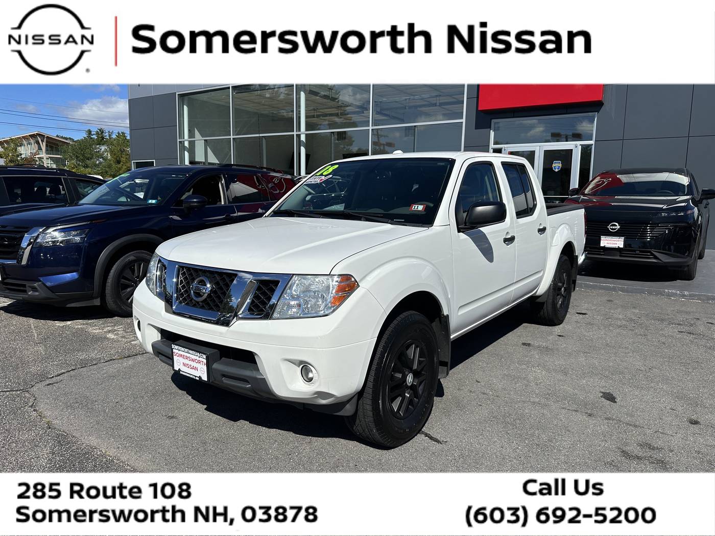 2018 Nissan Frontier SV V6 — Pickup Truck — 84,253 mi — Somersworth, NH