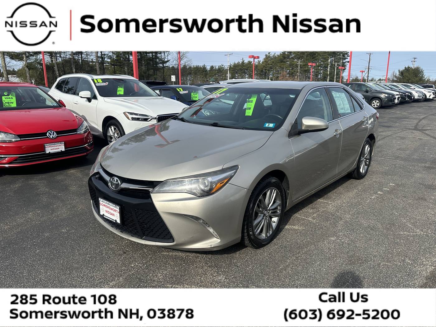 2017 Toyota Camry XLE — Sedan — 138,414 mi — Somersworth, NH