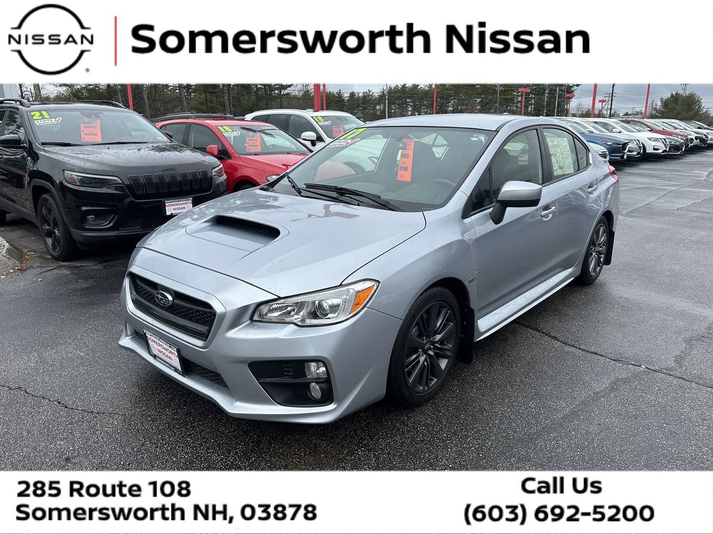 2017 Subaru WRX Base — Sedan — 64,739 mi — Somersworth, NH
