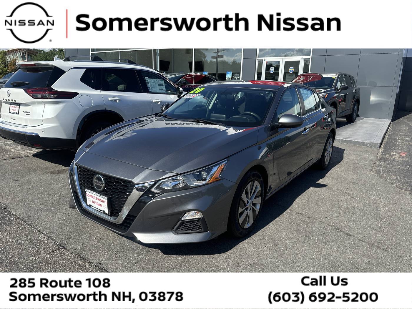 2020 Nissan Altima S — Sedan — 72,652 mi — Somersworth, NH