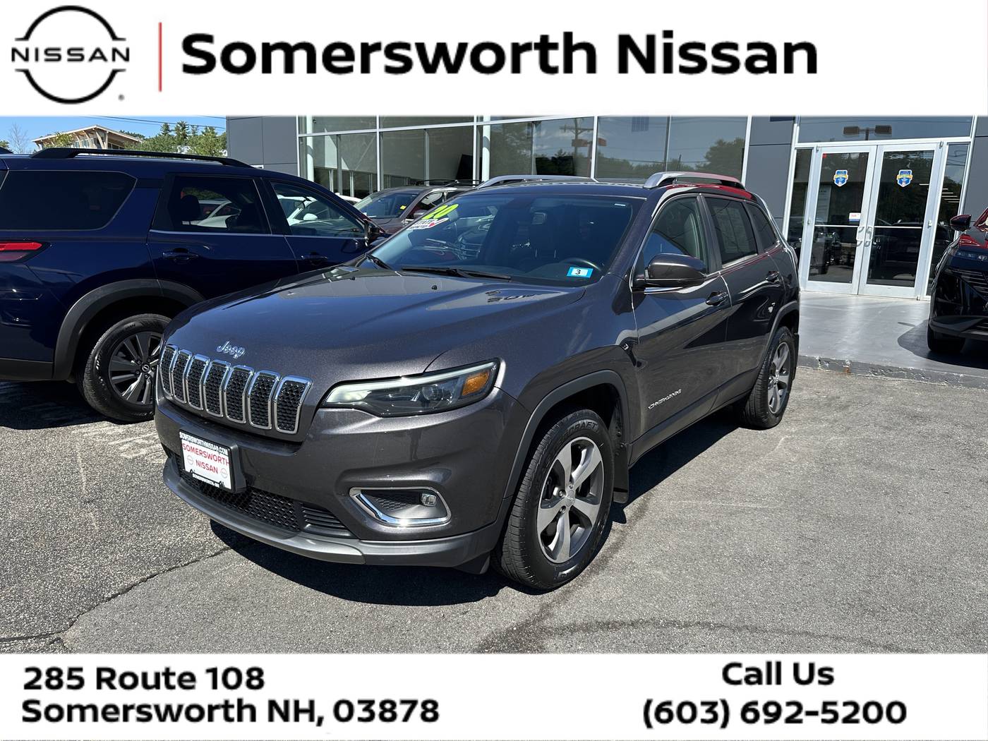 2020 Jeep Cherokee Limited — SUV — 62,102 mi — Somersworth, NH