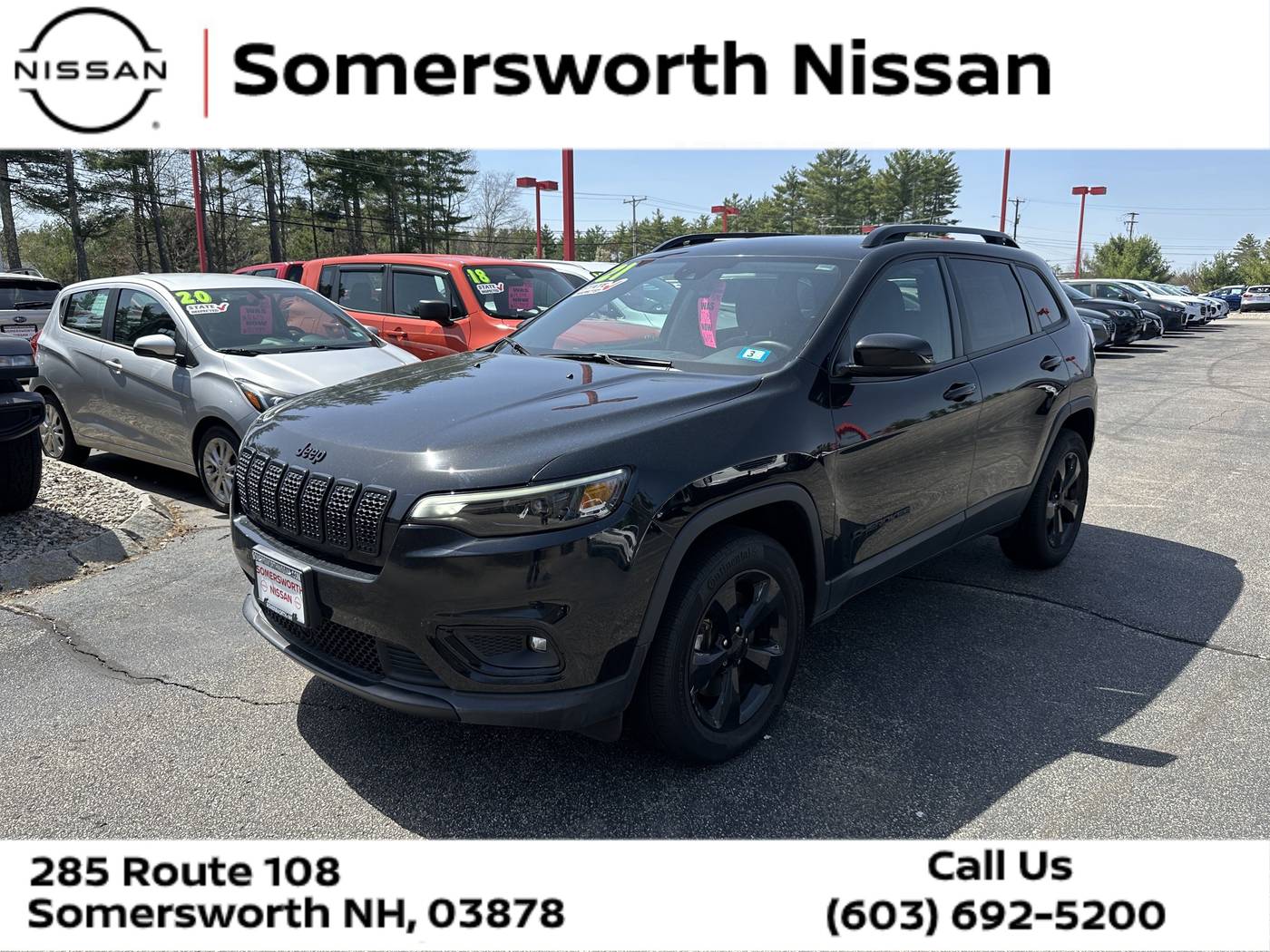 2021 Jeep Cherokee Altitude — SUV — 92,787 mi — Somersworth, NH