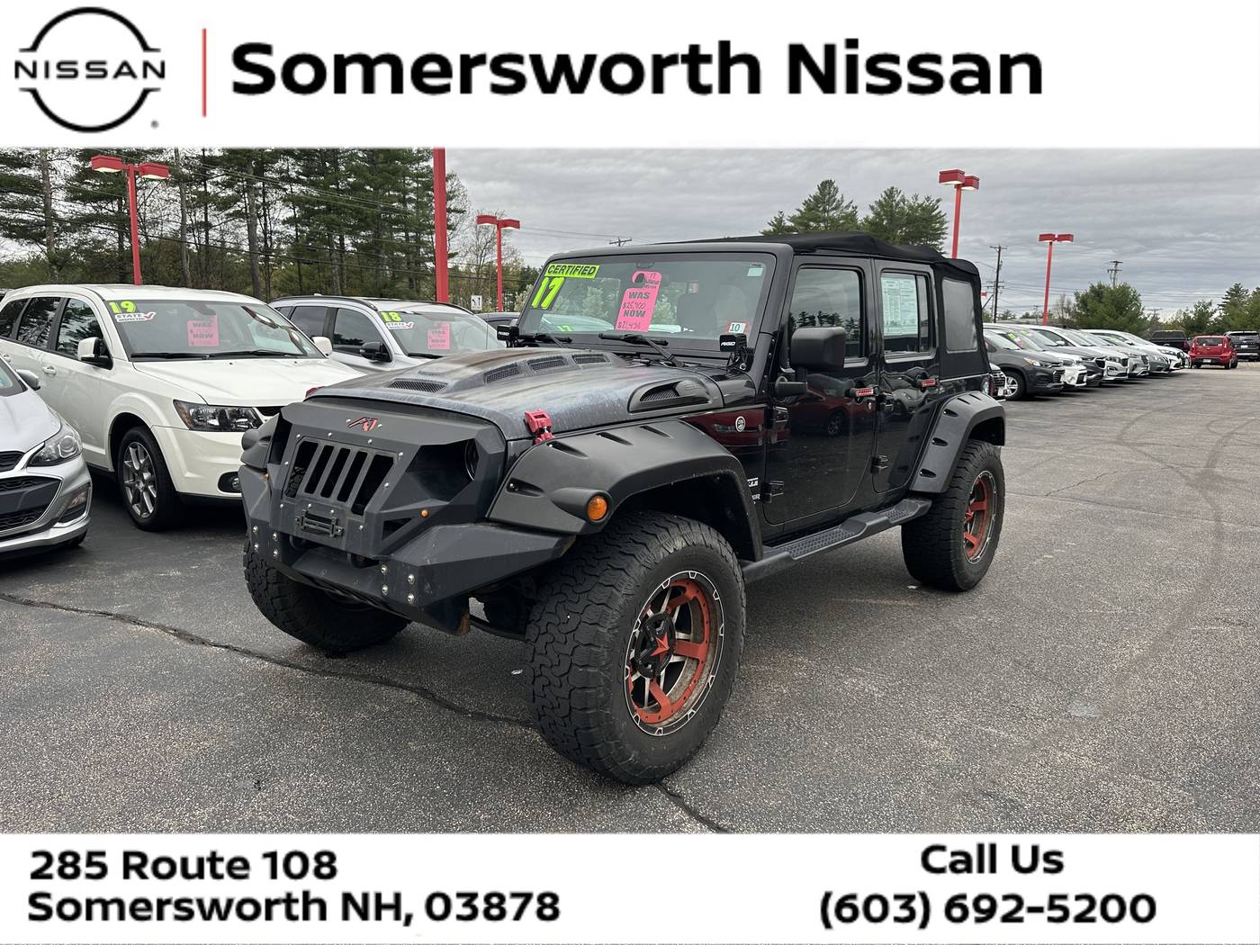 2017 Jeep Wrangler Sport — SUV — 59,496 mi — Somersworth, NH