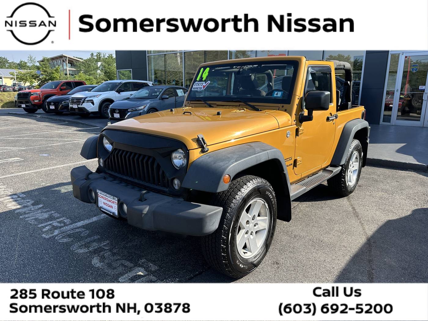 2014 Jeep Wrangler Sport — SUV — 102,567 mi — Somersworth, NH