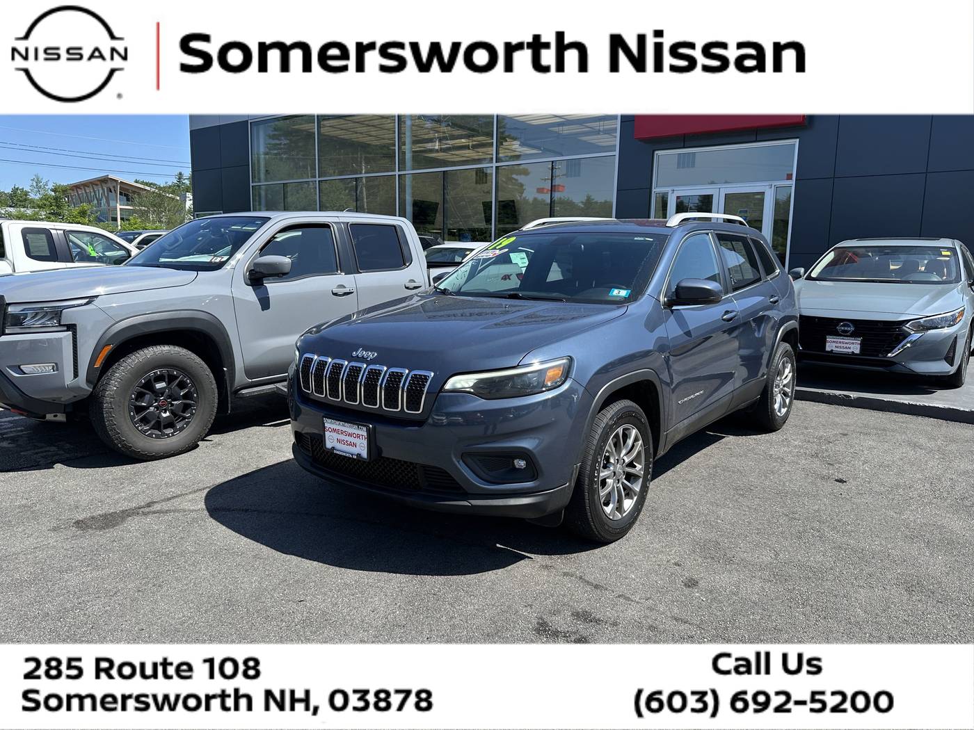 2019 Jeep Cherokee Latitude Plus — SUV — 95,650 mi — Somersworth, NH