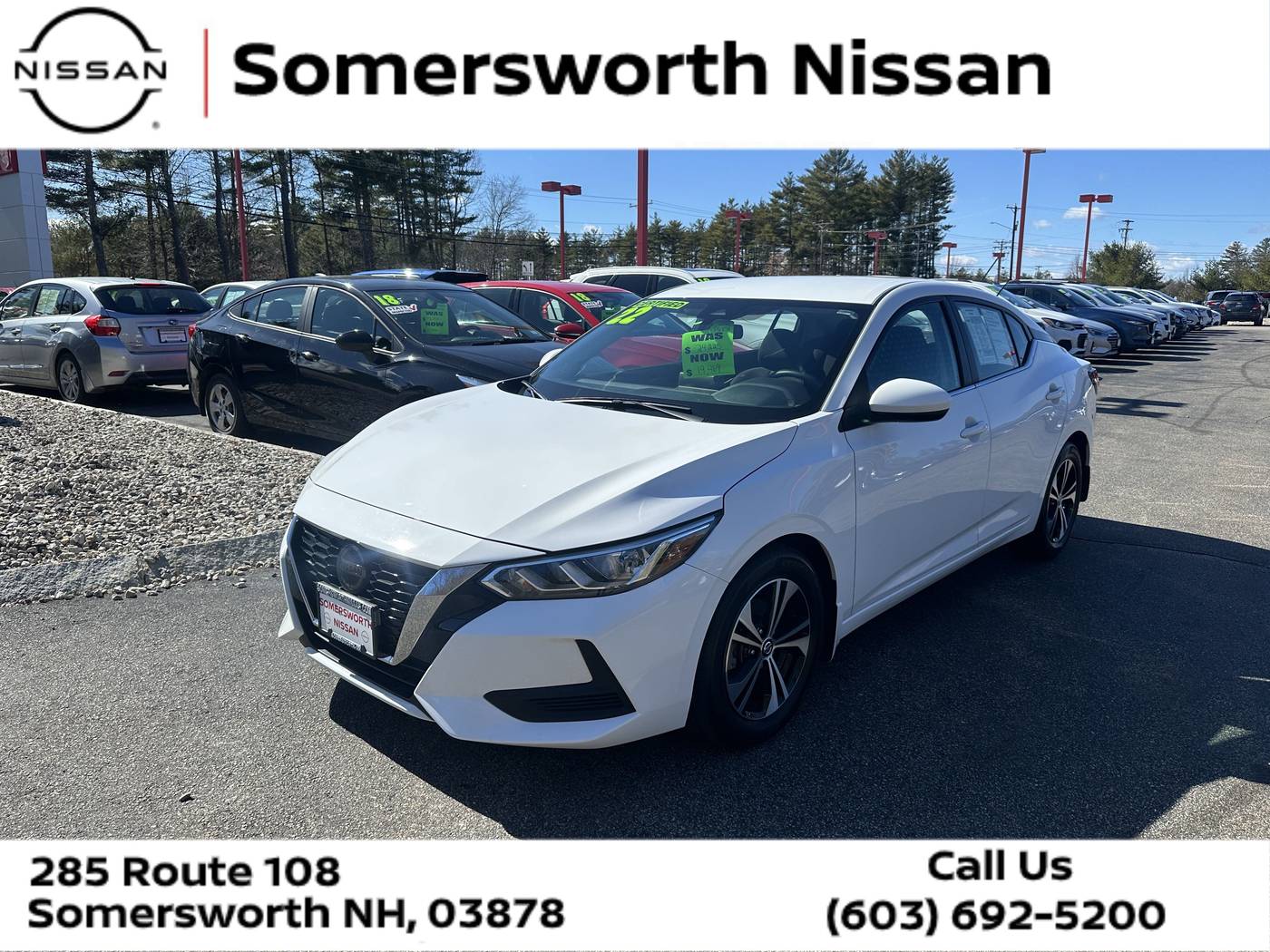 2022 Nissan Sentra SV — Sedan — 19,658 mi — Somersworth, NH
