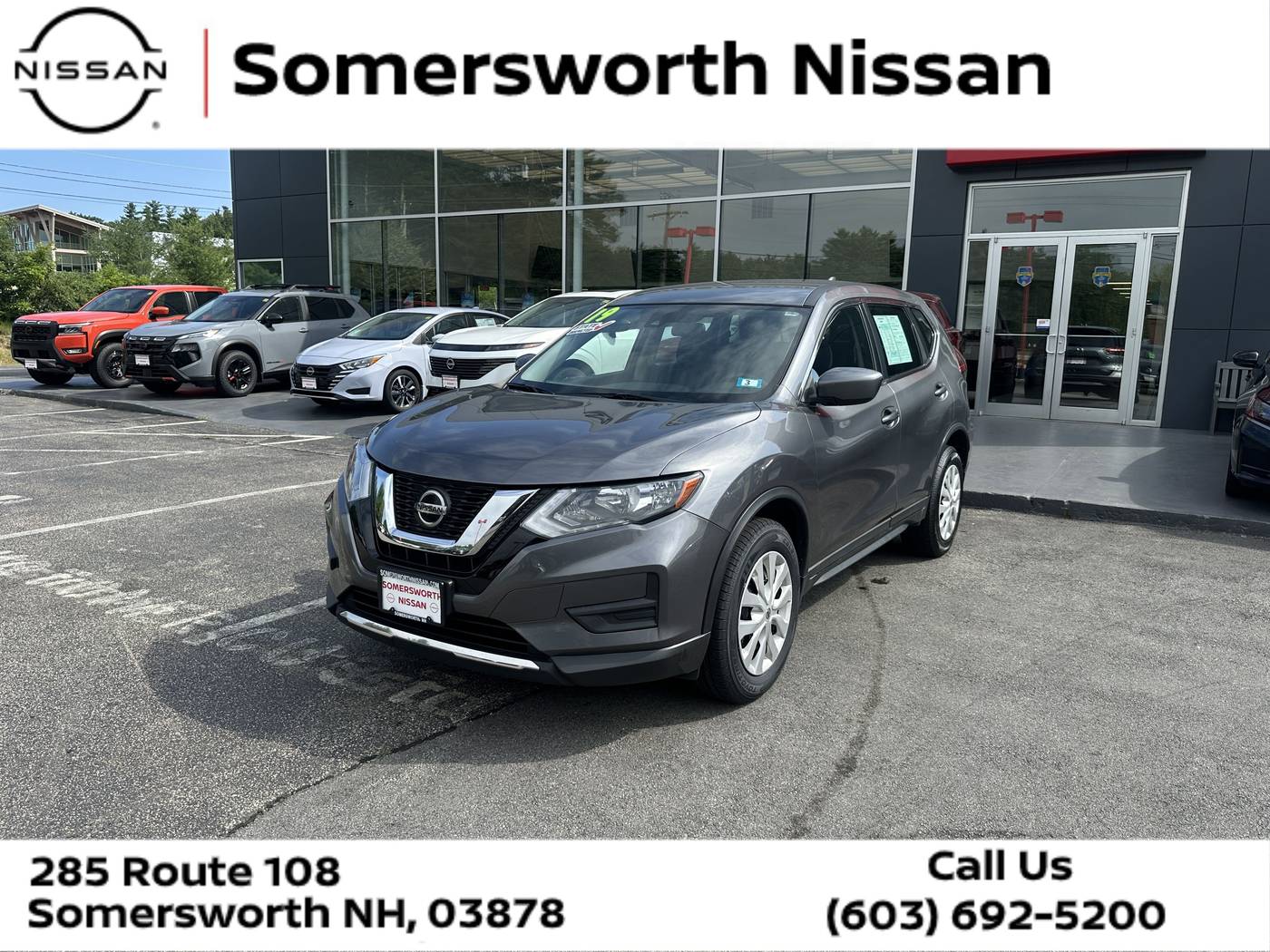 2019 Nissan Rogue S — SUV — 60,686 mi — Somersworth, NH