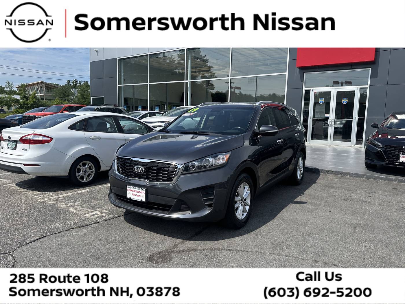 2019 Kia Sorento LX V6 — SUV — 66,388 mi — Somersworth, NH