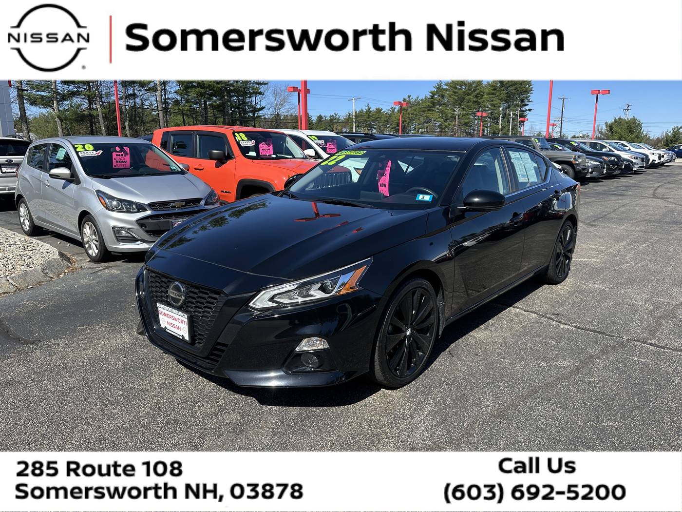 2022 Nissan Altima SR — Sedan — 39,272 mi — Somersworth, NH