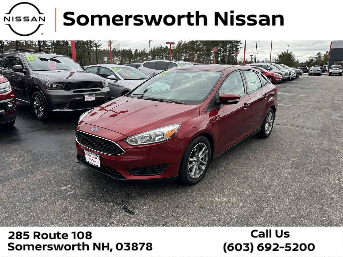 2017 Ford Focus SE — Sedan — 91,804 mi — Somersworth, NH