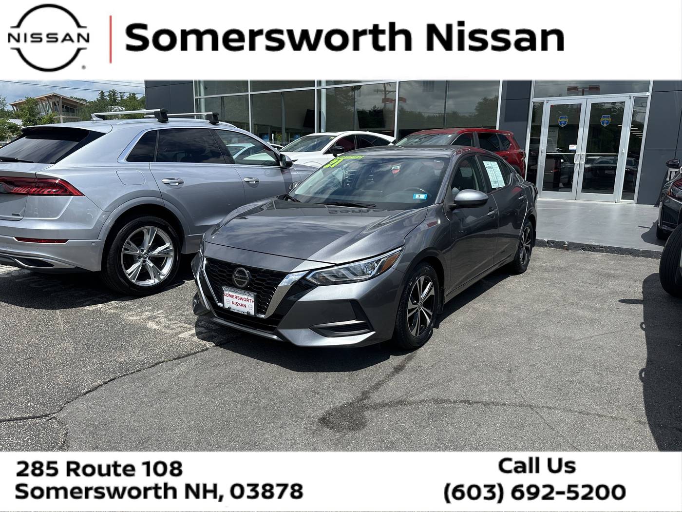 2021 Nissan Sentra SV — Sedan — 55,028 mi — Somersworth, NH