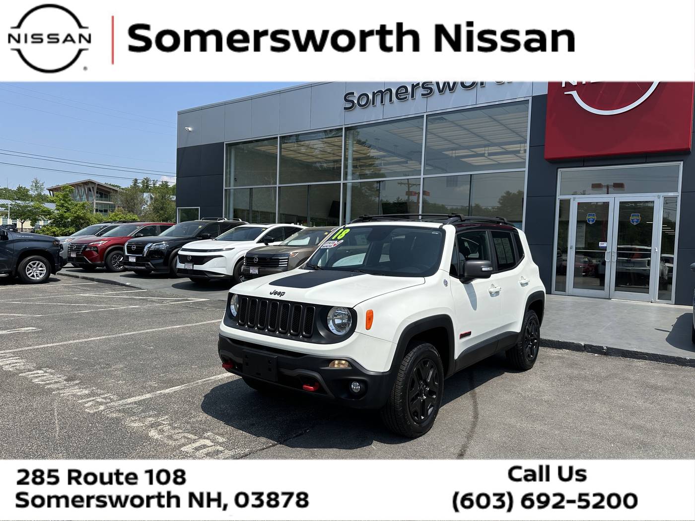 2018 Jeep Renegade Trailhawk — SUV — 91,020 mi — Somersworth, NH