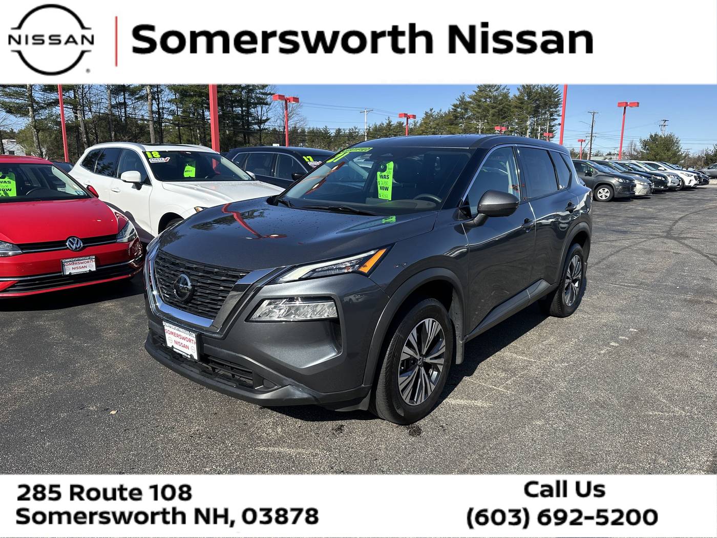 2021 Nissan Rogue SV — SUV — 21,497 mi — Somersworth, NH