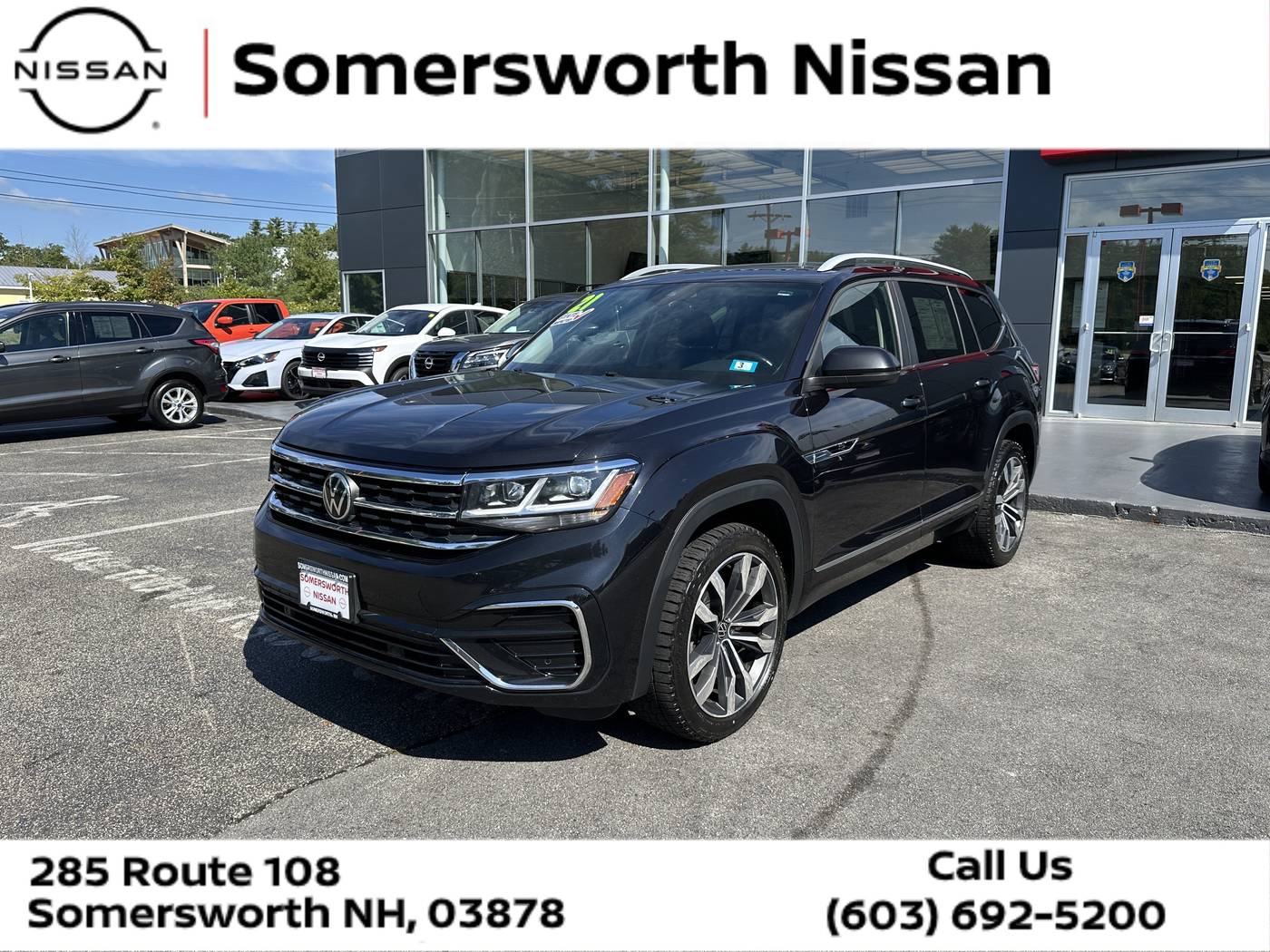 2021 Volkswagen Atlas SEL R-Line — SUV — 70,467 mi — Somersworth, NH