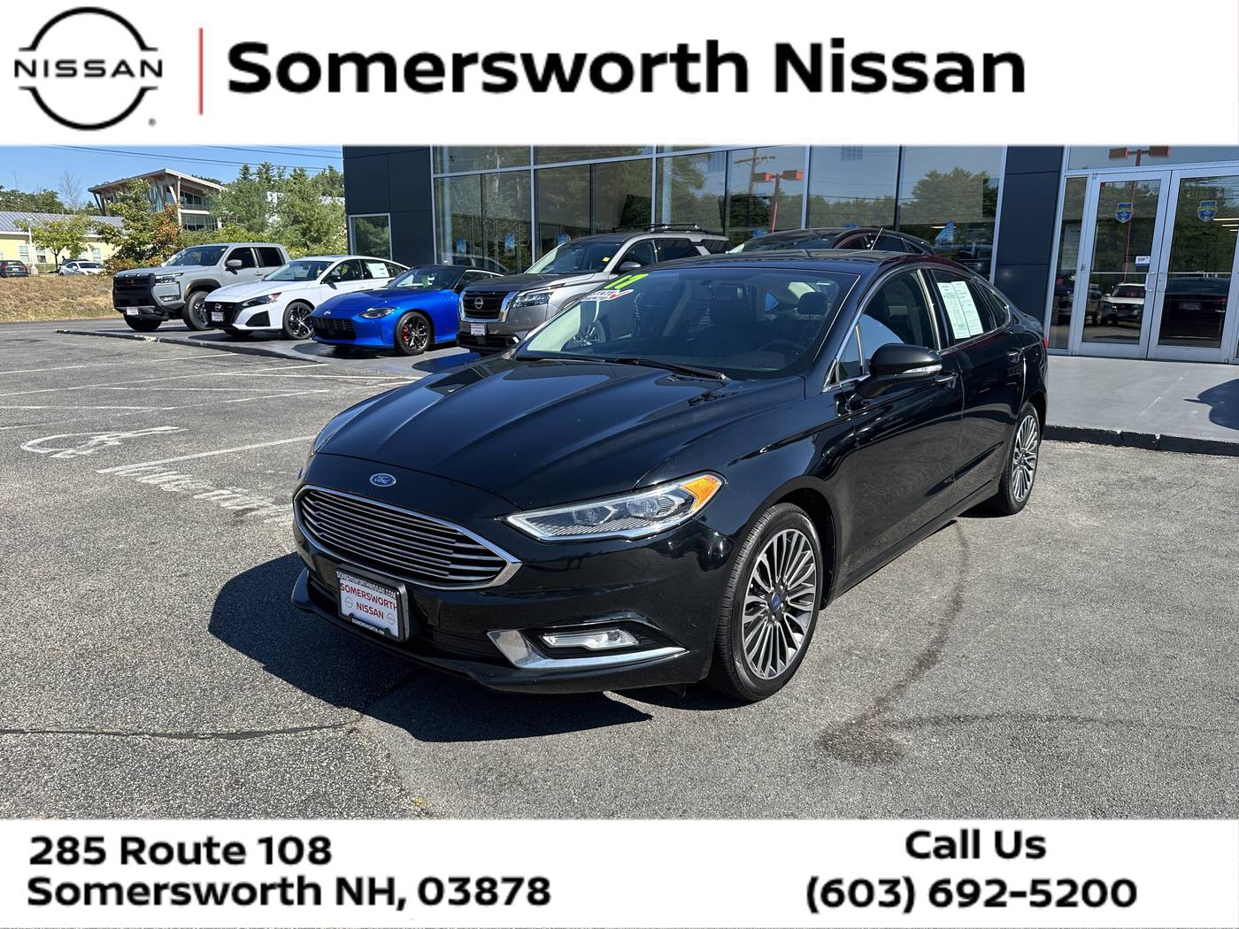 2017 Ford Fusion SE — Sedan — 92,743 mi — Somersworth, NH