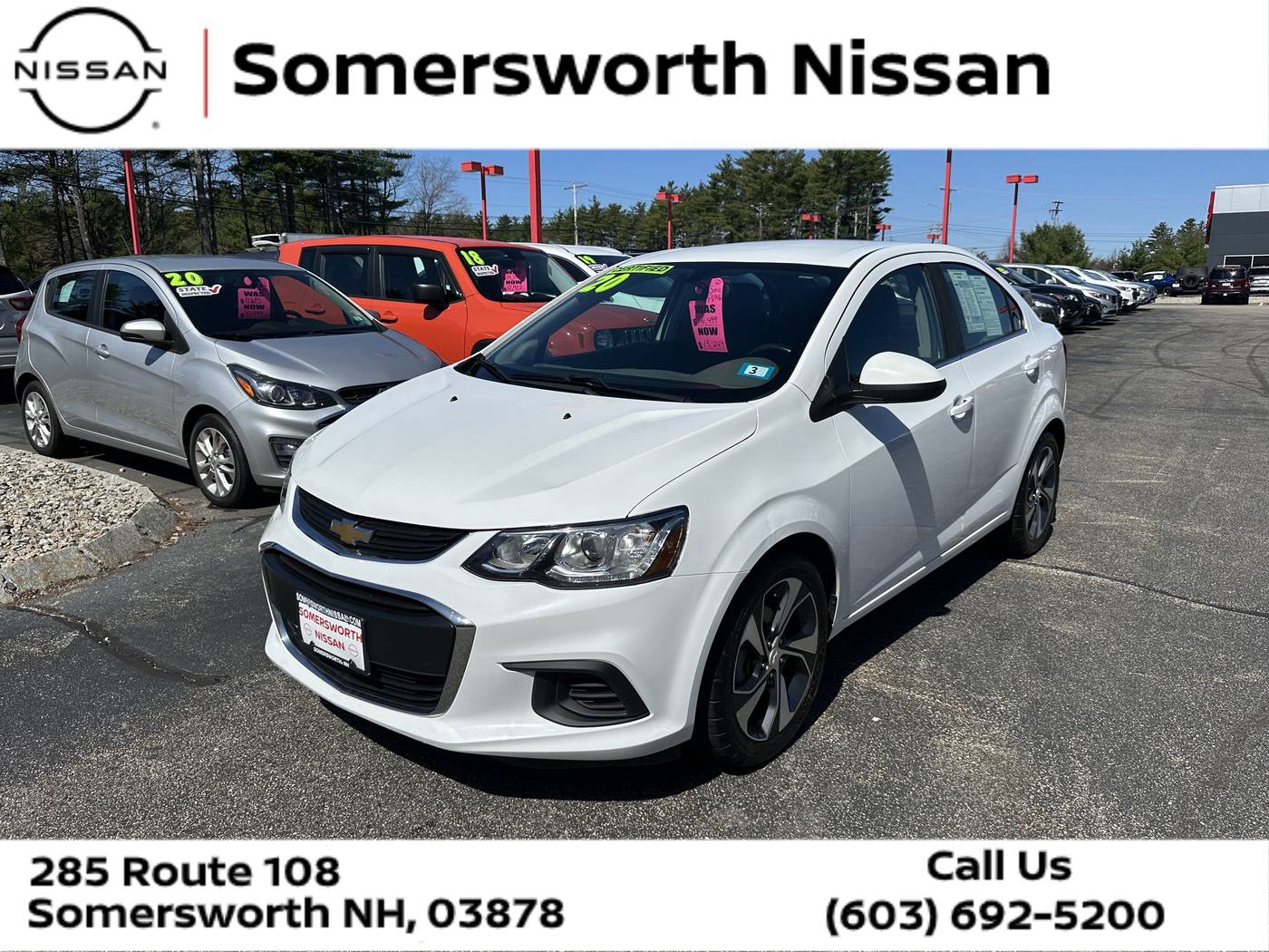 2020 Chevrolet Sonic Premier — Sedan — 56,236 mi — Somersworth, NH