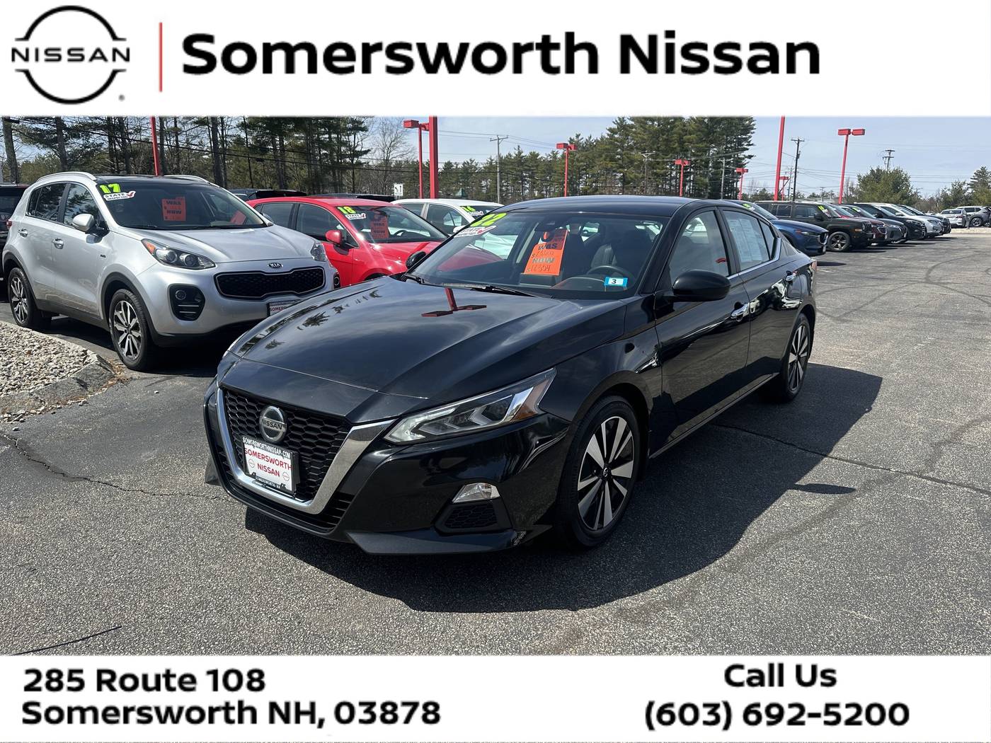 2022 Nissan Altima SV — Sedan — 66,506 mi — Somersworth, NH