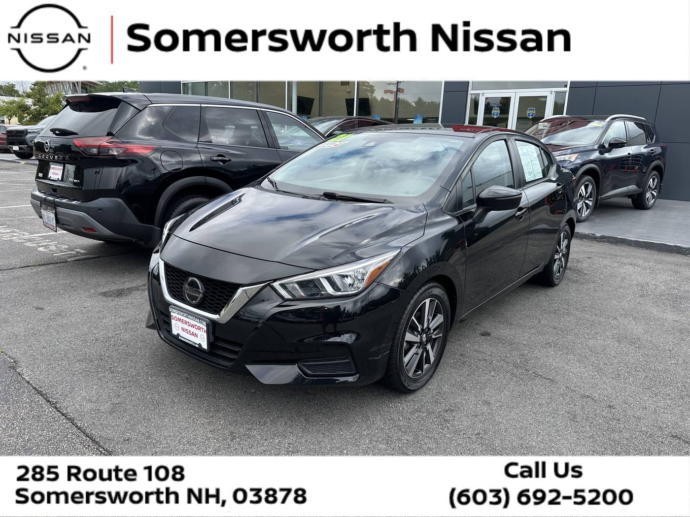 2021 Nissan Versa SV — Sedan — 75,576 mi — Somersworth, NH