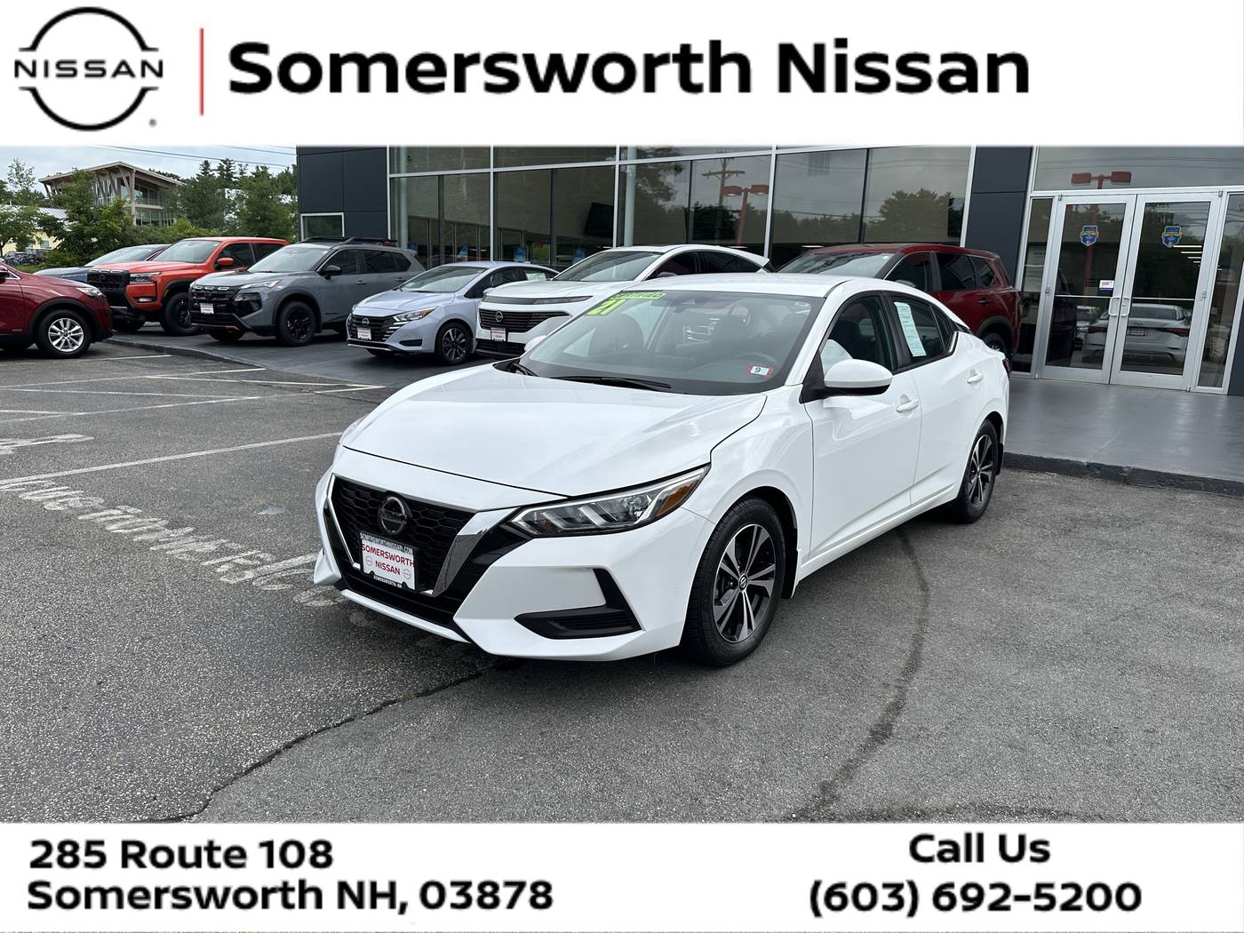 2021 Nissan Sentra SV — Sedan — 30,776 mi — Somersworth, NH