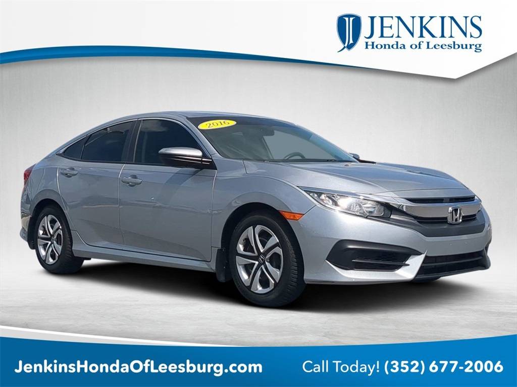 2016 Honda Civic LX — Sedan — 55,372 mi — Leesburg, FL