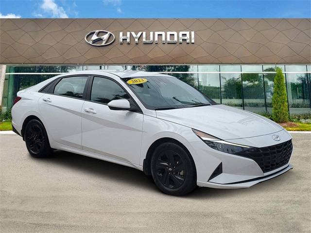 2023 Hyundai Elantra Hybrid Blue — Sedan — 24,542 mi — Coconut Creek, FL