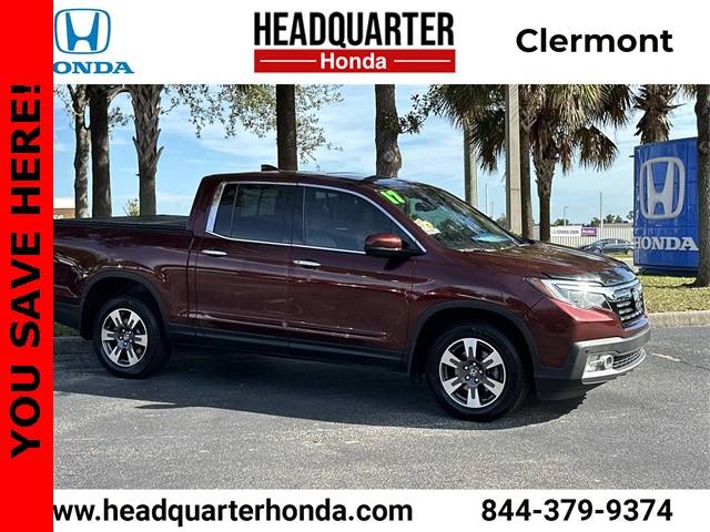 2017 Honda Ridgeline RTL-E — Pickup Truck — 48,591 mi — Clermont, FL