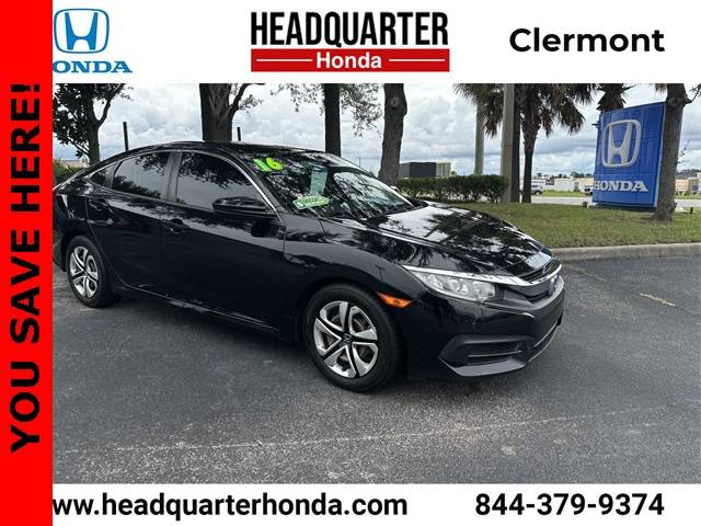 2016 Honda Civic LX — Sedan — 61,930 mi — Clermont, FL