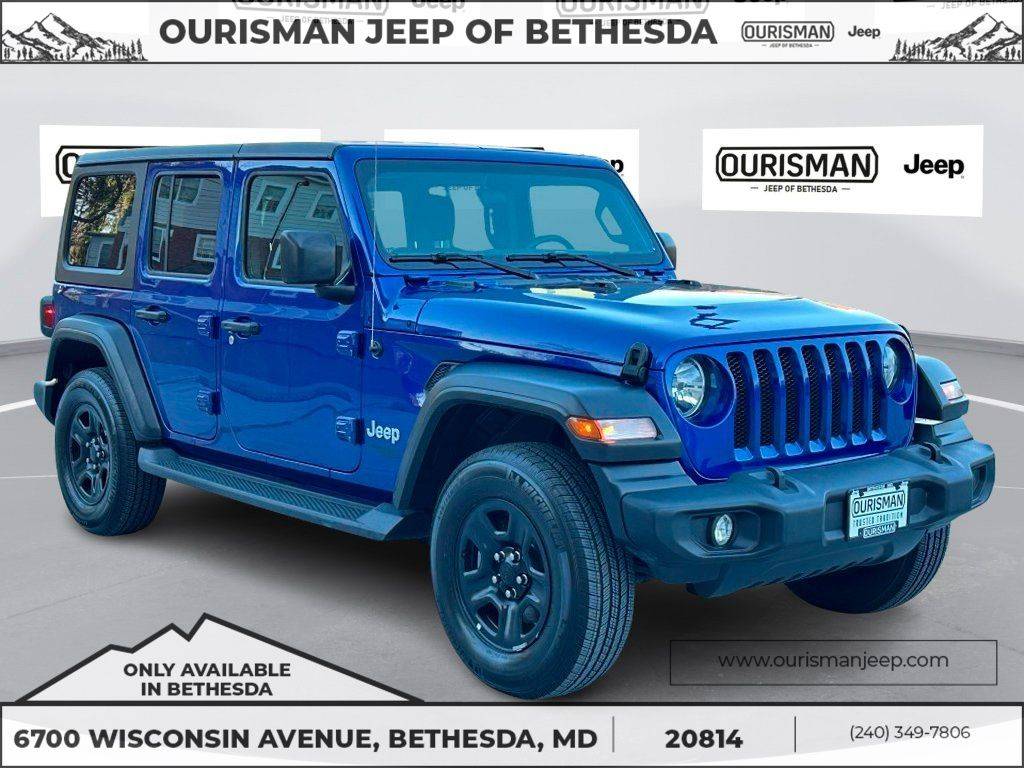 2020 Jeep Wrangler Sport — SUV — 37,215 mi — Bethesda, MD