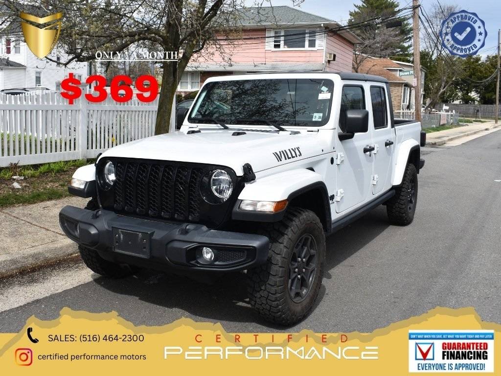 2021 Jeep Gladiator Willys — Pickup Truck — 49,926 mi — Valley Stream, NY