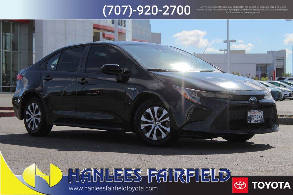 2020 Toyota Corolla Hybrid LE — Sedan — 58,859 mi — Fairfield, CA